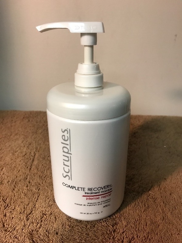 lot 682 image: High dollar hair care product 25 ounce pump bottle of complete recovery treatment intense repair