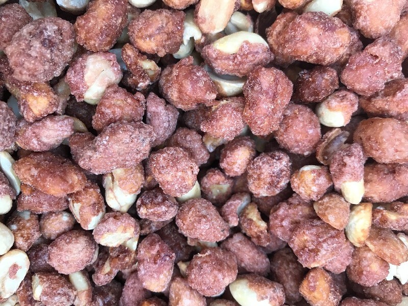 lot 711 image: 10 pound bag of toffee coated peanuts Very very tasty