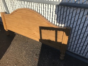 lot 153 image: Make yourself a headboard with this new piece seems to be queen size
