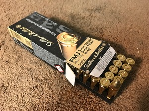 lot 719 image: Box of (50) 9 mm cartridges