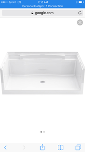 lot 728 image: Sterling  shower base comes with seat new