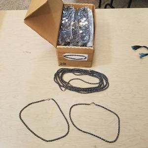 lot 2 image: box of approximately 250 hematite chokers