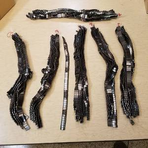 lot 22 image: approximately 60 strands of magnetic jewelry beads