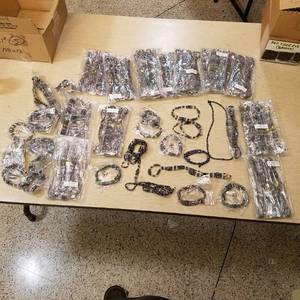 lot 25 image: large lot of 21 inch magnetic bracelet wraps