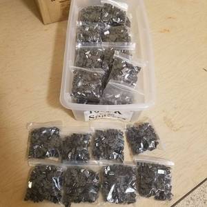 lot 56 image: 40 bag of jewelry bead spacers - 100 pieces per bag- magnetic