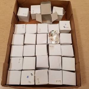 lot 68 image: 35 clear 60 mm Jewels