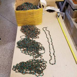 lot 84 image: approximately 150 large beaded strands