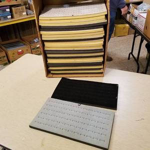 lot 173 image: approximately 25 foam ring displays