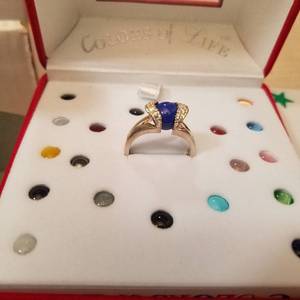 lot 201 image: 15 count colors of life rings - assorted sizes