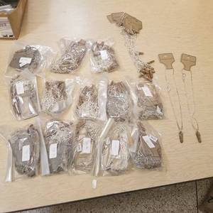 lot 212 image: approximately 165 Colonial crafts Serpentine chokers