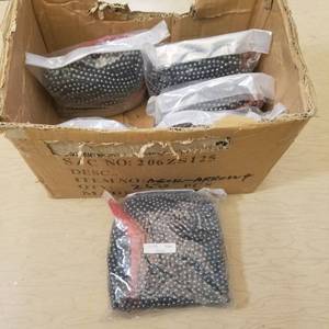 lot 252 image: approximately 300 strands of 6 mm round jewelry beads