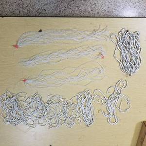 lot 2028 image: assorted beads on strands - approximately 90 strands