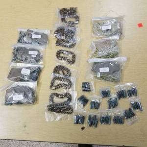 lot 2029 image: assorted chokers, bracelets, charms - approximately 140 pieces