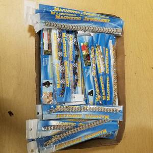 lot 2037 image: assorted magnetic jewelry bracelets- approximately 40