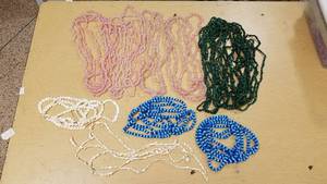 lot 2067 image: assorted stranded beads and necklaces - approximately 50