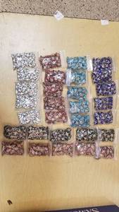 lot 2076 image: 30 bags of Cloisonne Beads - Diamond Flat