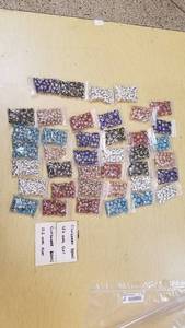 lot 2079 image: approximately 40 bags of Cloisonne Beads - Oval Flat