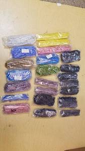 lot 2082 image: assorted stranded cateye beads