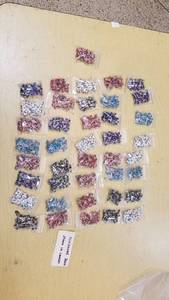 lot 2084 image: approximately 40 bags of cloisonne beads - large crosses