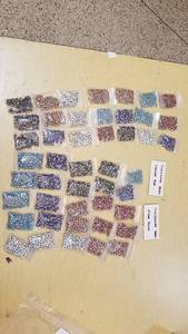 lot 2085 image: over 40 bags of cloisonne beads