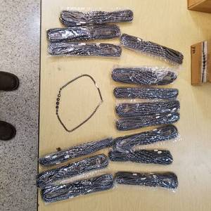 lot 2112 image: necklaces - approximately 140