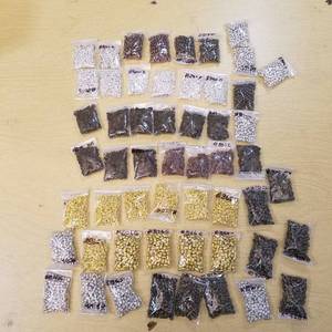 lot 2120 image: assorted beads - approximately 50 bags