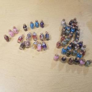 lot 2139 image: gemstones - approximately 50 bottles