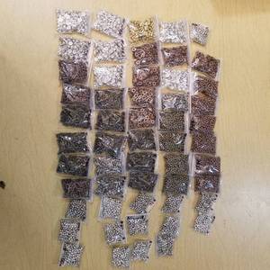 lot 2163 image: approximately 50 bags of assorted beads