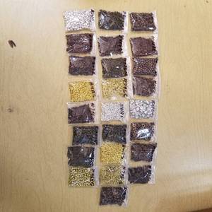 lot 2168 image: assorted jewelry beads - approximately 25 bags