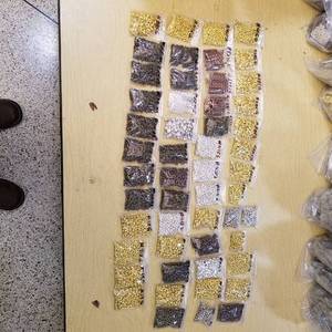 lot 2171 image: approximately 50 bags of assorted jewelry beads