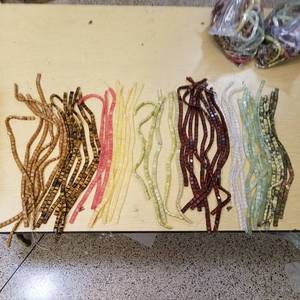 lot 2192 image: assorted beaded strands - approximately 50 strand