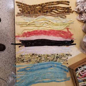 lot 2216 image: approximately 50 beaded strands - assorted colors
