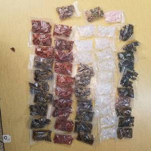 lot 2233 image: approximately 40 bags of assorted jewelry beads
