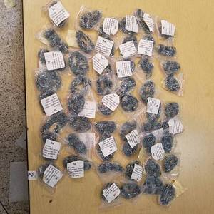 lot 2234 image: approximately 50 count 36in beaded strands - all same color