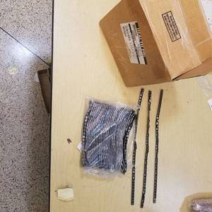 lot 2243 image: approximately 45 lb of 10 x 10 pillows - beaded strands