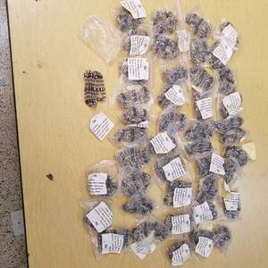 lot 2244 image: approximately 40 count 36in beaded strands