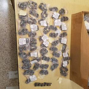 lot 2245 image: approximately fifty count 36in beaded strands