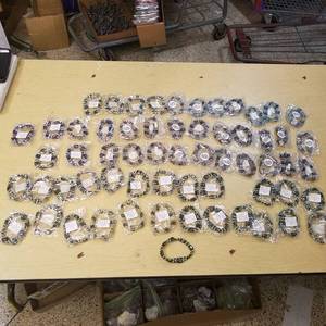 lot 2248 image: approximately 50 packages of 21 in beaded strands