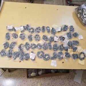 lot 2249 image: approximately 50 bags of 36 in beaded strands