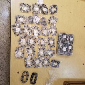 lot 2254 image: approximately 50 count 36in beaded strands