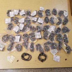 lot 2255 image: approximately 50 count 36in beaded strands