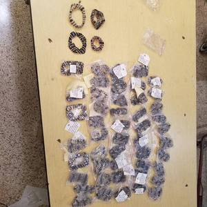 lot 2260 image: approximately 50 count 36 in beaded strands - assorted colors