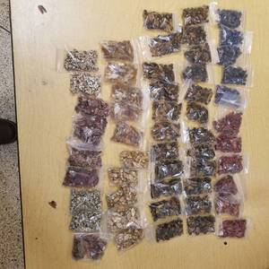 lot 2268 image: approximately 50 bags of assorted beads - various sizes shapes and colors