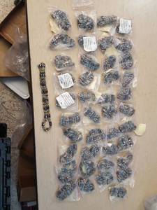 lot 2276 image: approximately 40 strands magnetic beads - 36 in