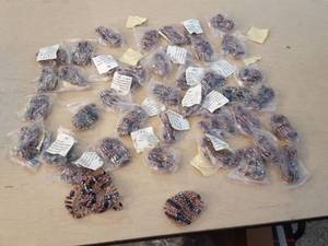 lot 2291 image: approximately 40 magnetic beaded strands - 36 in