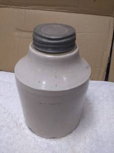 lot 11270 image: Antique Malcom Pottery Fruit Jar 1890