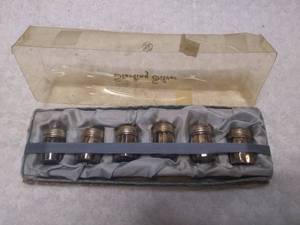 lot 11284 image: Vintage Sterling Silver VL Salts Set of 6
