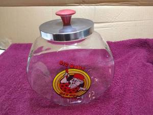 lot 11312 image: Big Mama Red Hot Sausage Jar