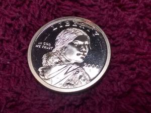 lot 11320 image: Sacajawea 2000 S Die Error Crack