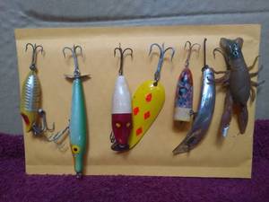 lot 11347 image: Vintage Fishing Lures Lot #7